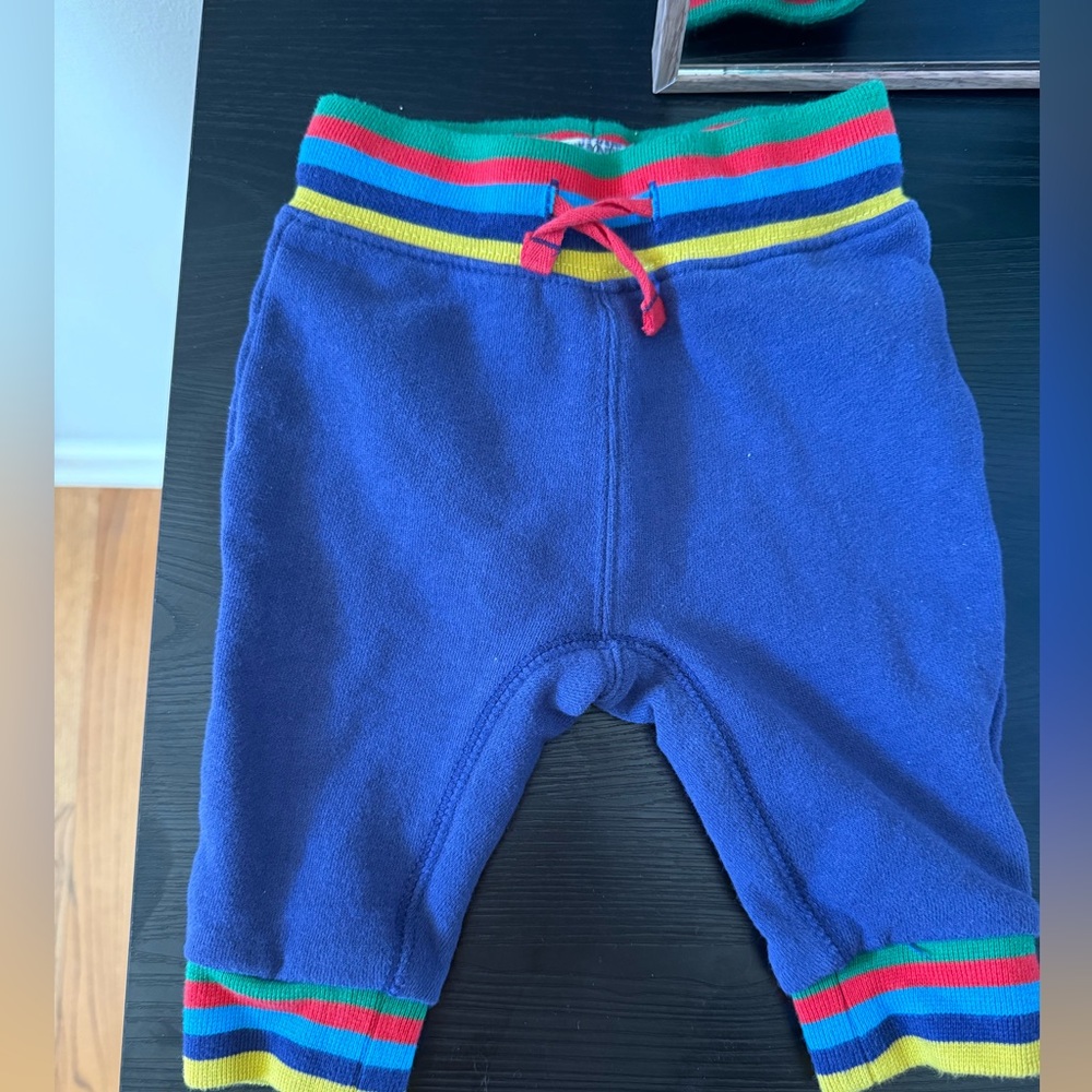 Baby Boden Multicolor Striped Baby Pants 3-6